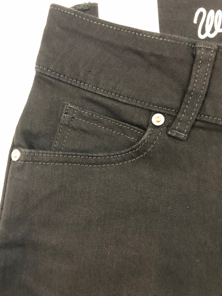 LADIES WRANGLER BLACK DENIM JEANS